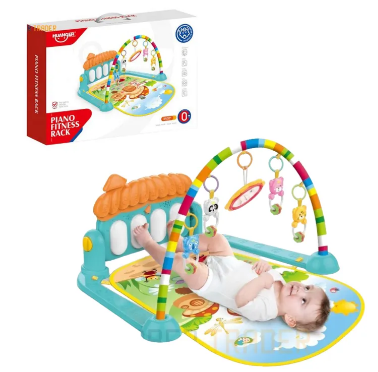 Musical Kick and Play Piano Fitness Rack Baby Activity Mat