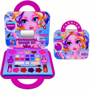Kids Professional Beauty Makeup Kit Fashion Case Gift For Girls