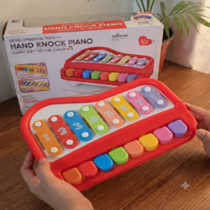 Colorful Kids Hand Knock Piano and Xylophone Musical Toy Set