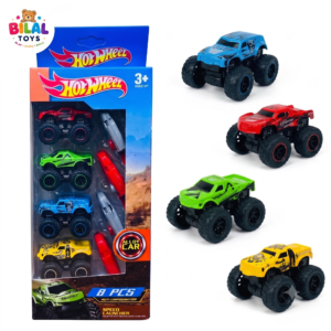 Gemini_Generated_Image_s75qw6s75qw6s75q 4-Piece Alloy Monster Truck and Speed Launcher Toy Set
