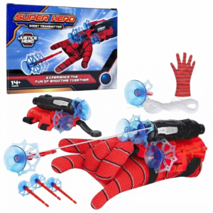 Super Hero Wrist Transmitter Web Shooter Glove With Suction Darts