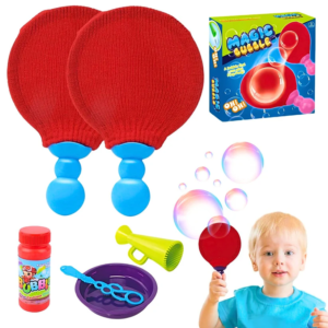 Magic Bubble Ping Pong Game Set With Paddles And Solution