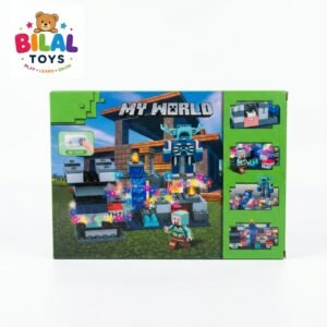 Mind craft Building Blocks Set With LED Lights 132 Pieces